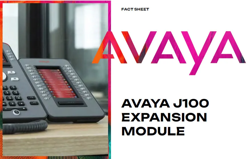 Avaya J100系列 IP話機及擴充模組